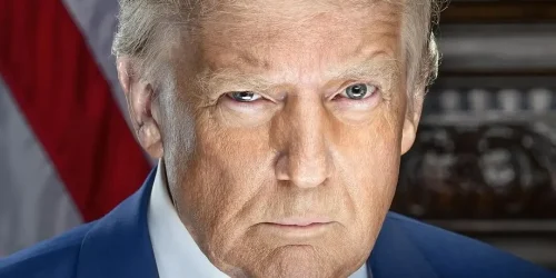 Foto oficial da posse do presidente eleito Donald J. Trump. Crédito - Daniel Torok