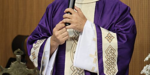 Padre Aldir da Silva celebrou a missa