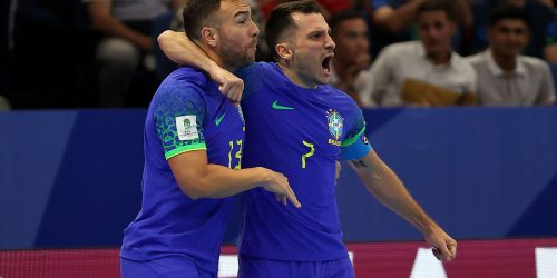 Seleção de Futsal vence Ucrânia e é finalista da Copa do Mundo
Créditos: Robertus Pudyanto/FIFA