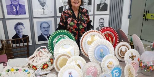 Feira de artesanato ocorre na Câmara de Dourados. Foto: Valdenir Rodrigues/CMD