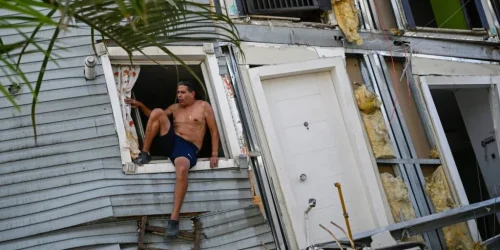 O terremoto causou devastação em diversas localidades venezuelanas – foto: Federico Parra/AFP