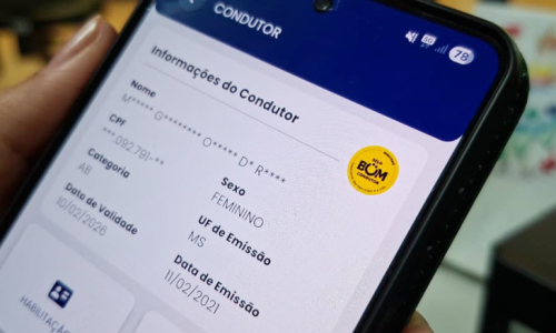 Detran-MS orienta sobre renovação automática da CNH para Bom Condutor e como solicitar a versão impressa