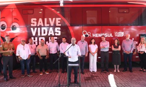 Nova unidade móvel do Hemosul chega para ampliar captação de sangue em MS