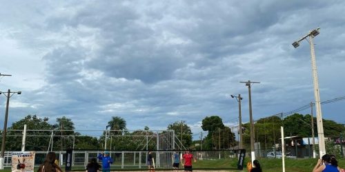 Beach Tennis foi uma novidade oferecida pela população, por meio de parceria da Funed com a UFGD – Crédito: Divulgação