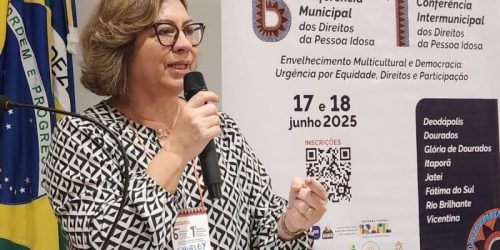 A secretária de Assistência Social de Dourados, Shirley Zarpelon, abriu a Conferência, na terça-feira