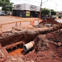 Iniciada obra para acabar com alagamentos na Avenida Esplanada