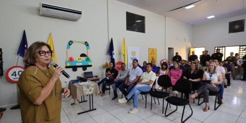 Diretora-presidente da Agetran, Rosana Fátima destaca ações positivas das equipes durante o ano de 2025 e agradece aos parceiros- Foto: A. Frota