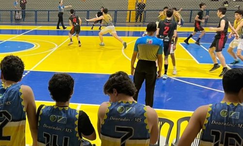 Dourados recebe finais do Estadual de Basquetebol Sub-16 e se destaca no esporte de base