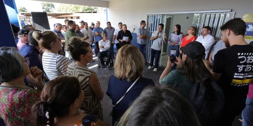 Solenidade de entrega do Centro Social contou a presença do prefeito Marçal Filho, secretários municipais, vereadores e a comunidade de Panambi – Foto: A. Frota