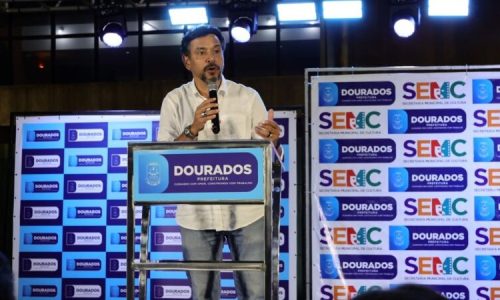 Secretário de Estado de Turismo, Esporte e Cultura, Marcelo Miranda, destaca as parceria do Governo do Estado em Dourados