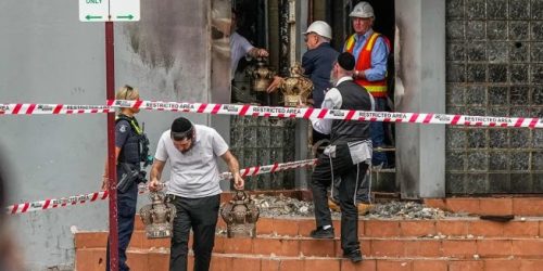 A sinagoga de Adass Israel em Melbourne foi incendiada no início de dezembro.