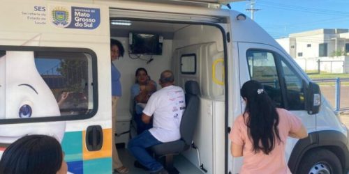MS leva Vacimóvel para atender comunidades ribeirinhas em ação social no Pantanal