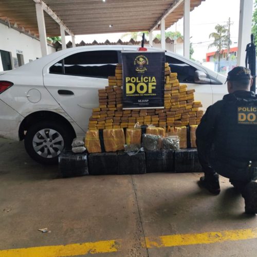 Operação de combate ao tráfico: Apreensão de 389 kg de maconha em Amambai