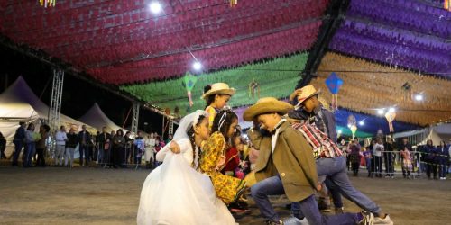 Quadrilhas levaram muitos ritmos e criatividade ao público – Foto: A. Frota