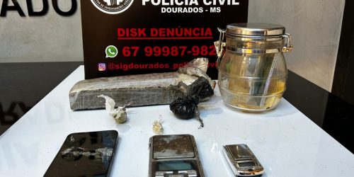 Foragido da justiça è preso por tráfico de drogas na Vila Cachoeirinha em Dourados