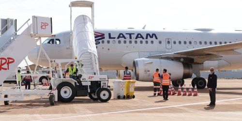 Latam Airlines transportou 9.395 passageiros somente nos dois primeiros meses de operação no Aeroporto Regional de Dourados. Foto: A. Frota