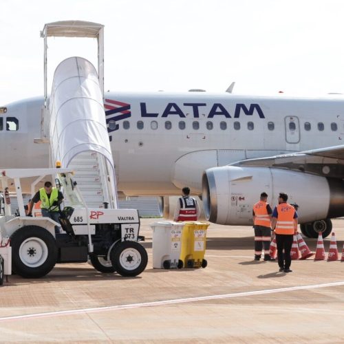 Latam Airlines transportou 9.395 passageiros somente nos dois primeiros meses de operação no Aeroporto Regional de Dourados. Foto: A. Frota