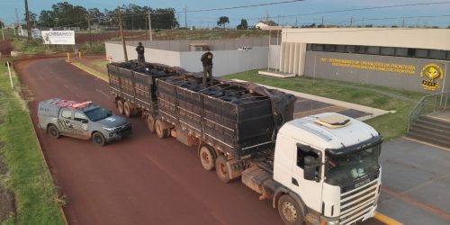 DOF apreende mais de 200 pneus de caminhão que seriam entregues em Mato Grosso