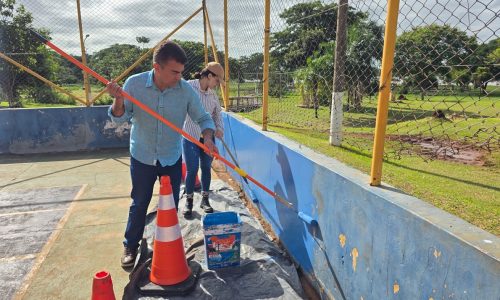 Semsur retoma revitalização das quadras poliesportivas do Parque Antenor Martins