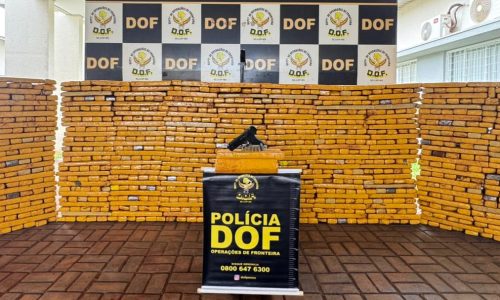 DOF apreende quase 2 toneladas de droga transportadas em caminhonete roubada em São Paulo