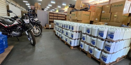 Secretaria de Saúde garante estoque de produtos de limpeza para até nove meses