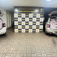 DOF apreende veículos abarrotados com cigarros contrabandeados do Paraguai em Vila Vargas