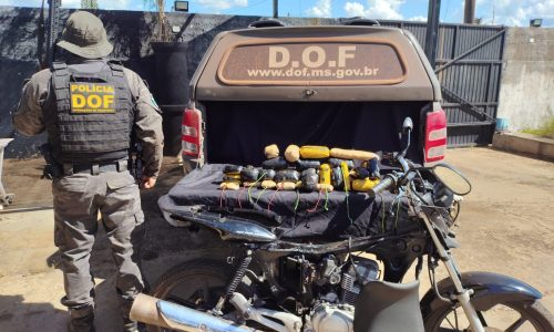 DOF apreende haxixe marroquino escondido em chassi de moto