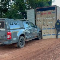 DOF recupera caminhão furtado carregado com 16 mil pacotes de cigarros