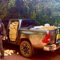 DOF apreende mais de duas toneladas de maconha em caminhonete furtada