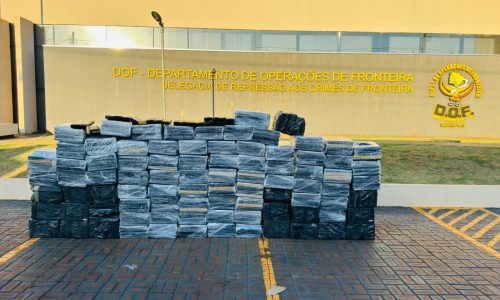 Policiais apreendem quase duas toneladas de maconha escondidas em carga de óleo de soja