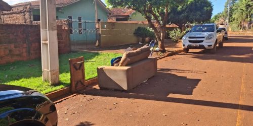 Equipes da Secretaria Municipal de Serviços Urbanos trabalharam no sábado e nesta segunda-feira com ações no Jardim Carisma e bairros vizinhos – Foto: A. Frota
