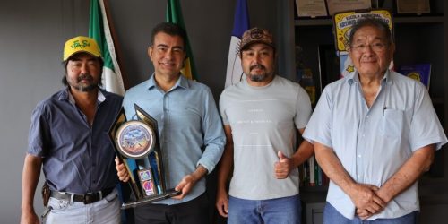 Prefeito Marçal Filho recebe campeões brasileiros de beisebol e destaca incentivo ao esporte local