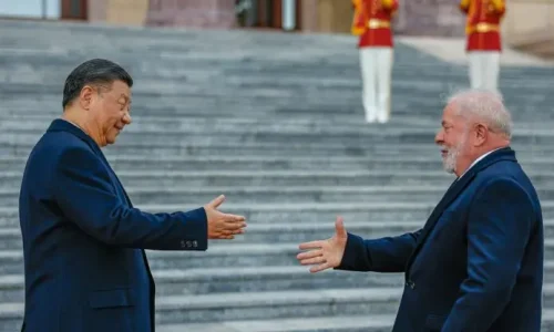 Xi Jinping e Lula (foto de Ricardo Stuckert, PR)