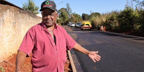 José Vieira, morador da Vila Esperança, destaca melhorias em qualidade de vida que o asfalto vai proporcionar para a população