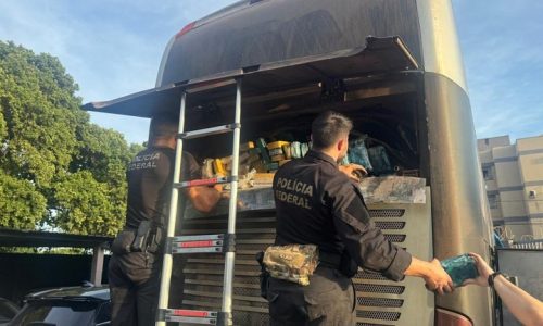 PF apreende 745 kg de cocaína e realiza prisões em flagrante em Campo Grande