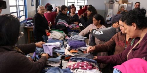 Para muitos moradores, a campanha tem sido essencial. Foto: A. Frota