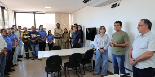 Servidores da Agetran participaram da solenidade de posse da nova diretora-presidente Foto: Divulgação