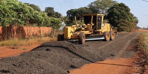 Cascalhamento atende 100% do perímetro urbano do distrito de Vila Formosa – Foto: A. Frota
