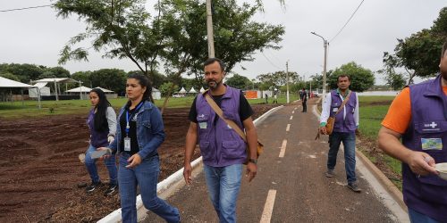 Equipes do Centro de Controle de Zoonoses vistoriam o Parque Antenor Martins para garantir saúde na 1ª Festa da Páscoa – Fotos: A. Frota