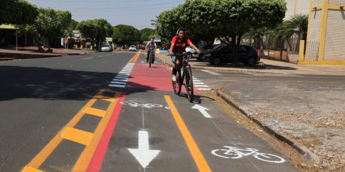 Prefeitura revitaliza ciclofaixas, investe em mobilidade urbana e a qualidade de vida da população- Foto: A. Frota