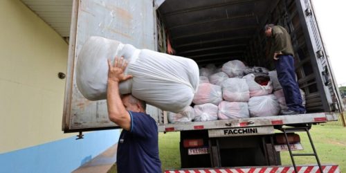 Foram adquiridos 4.450 cobertores, que serão distribuídos gratuitamente para famílias em situação de vulnerabilidade social. Foto: A. Frota