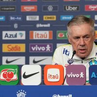 Carlo Ancelotti durante entrevista coletiva pela Seleção Brasileira em Nova Jersey
Créditos: Rafael Ribeiro/CBF