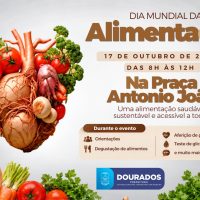 Dourados celebra o Dia Mundial da Alimentação com serviços gratuitos na Praça Antônio João