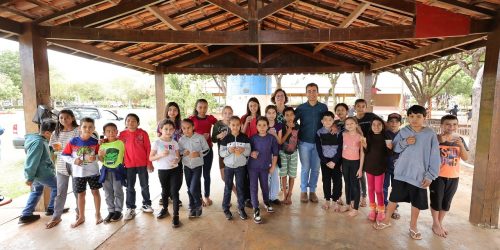 Manhã de diversão com as crianças ocorreu durante encontro no centro esportivo do BNH 1º Plano – Foto: A. Frota