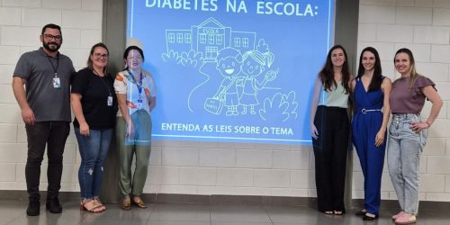 Educação e Saúde direcionam ações esclarecedoras para maior acolhimento dos alunos que tem diabetes. Divulgação/Assecom