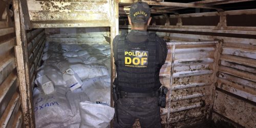 Policiais do DOF Apreendem Caminhão com Defensivos Agrícolas Contrabandeados no Mato Grosso do Sul