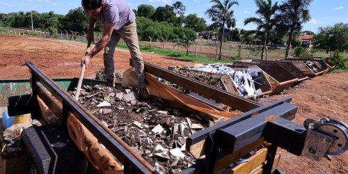 Ecopontos de Dourados estão recebendo cerca de 2 toneladas de resíduos sólidos por mês, contribuindo para a preservação ambiental. Foto: A. Frota