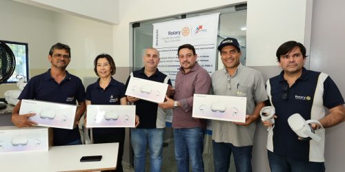 Entrega dos equipamentos marca a introdução de tecnologias inovadoras no atendimento a crianças e adolescentes com Transtorno do Espectro Autista – Foto: A. Frota
