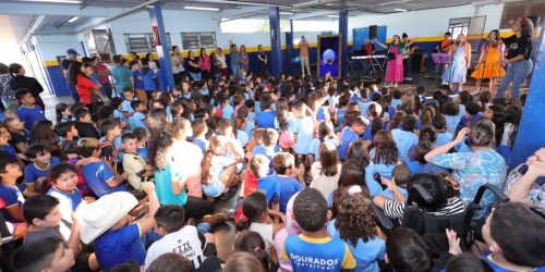 Dourados em 2025 atendeu mais de 30 mil alunos na Rede Municipal de Ensino. Foto: A. Frota