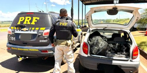 PRF apreende cigarros contrabandeados em Rio Brilhante MS